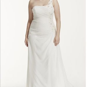 David bridal wedding dress size 22w